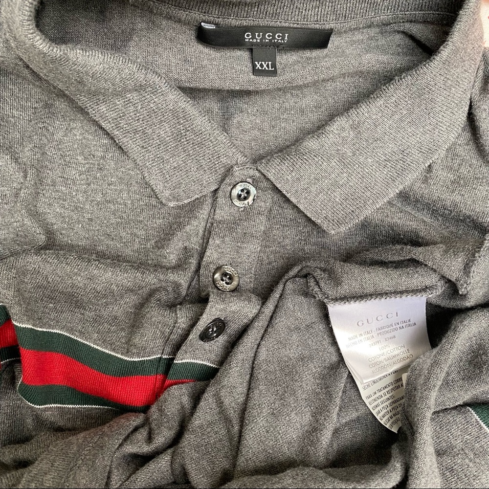 Gucci Web Trim Polo - Picture 10 of 14